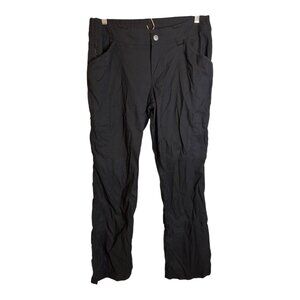 Duluth Trading Co Pants Women's‎ Size 8 DuluthFlex Fire Hose Relaxed Cargo Black